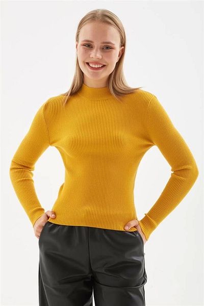 Fashion Friends Pulover Fashion Dik Yk 112k1 - Muștar