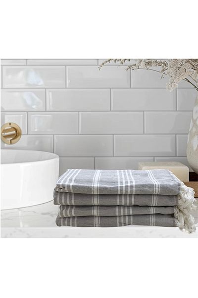 DİVALDİ Divaldi Sultan - Set of 4 Towels and Bags