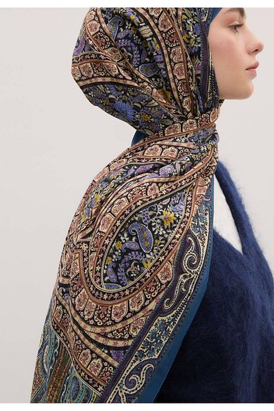 Fresh ŞAL NORDIC PAISLEY MODEL cu brad
