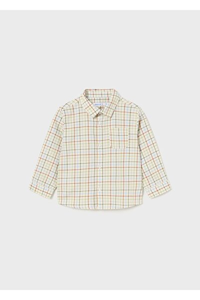 MAYORAL Baby Boy Plaid Long Sleeve Shirt Colorful