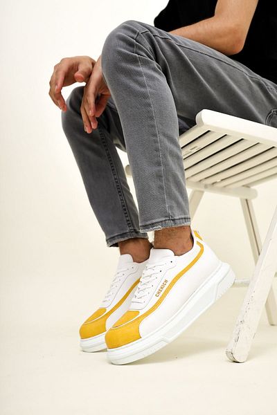 Chekich CH241 CBT Signature Line Up Men's Shoes YELLOW/WHITE