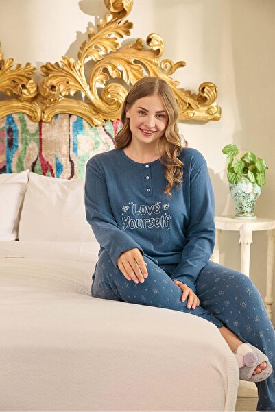 Aydoğan Set pijama cu ulei Suzi Marime Plus - Thermal 0680