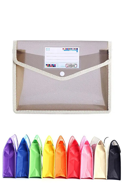 Vox Art A4 Evrak Dosyası, PP Körüklü Çanta 1 Adet Krem