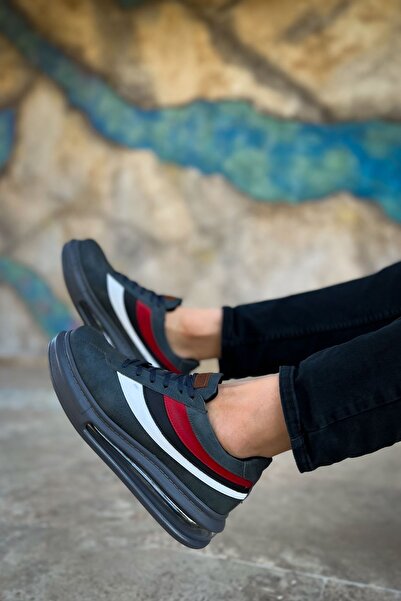 Chekich Ανδρικά παπούτσια ανθρακί Ariaso Ch171 Crt