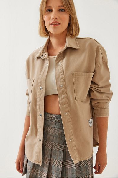 Bianco Lucci Dámská elegantní košile Gabardine Emblem 4473 60351148