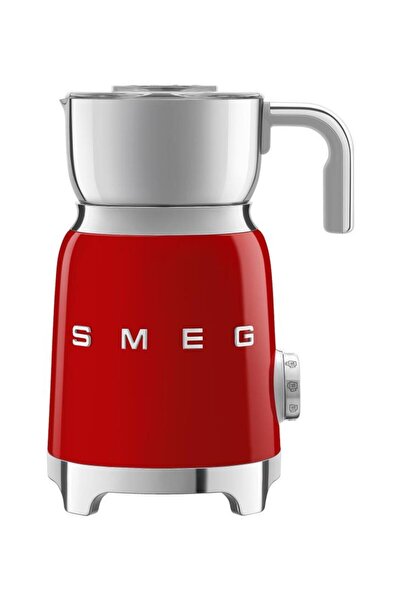 SMEG Red Milk Frother Machine Mff01Rdeu