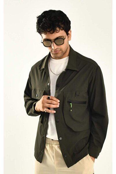 DAVID&GERENZO Khaki Parachute Seasonal Jacket