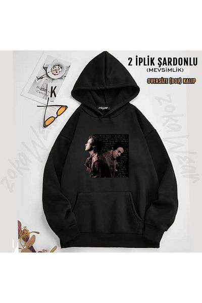 ZOKAWEAR Harry Styles Printed Hooded Sweatshirt (2 Thread)