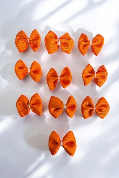 kalben accessories 20 قطعة من القوس النسيجي - شريط من الحرير المضلع مصنوع يدويًا