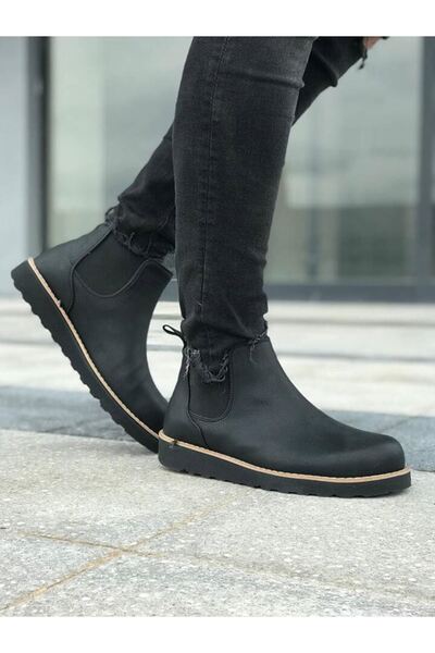 Chekich Μαύρα ανδρικά μποτάκια & μποτάκια CH045