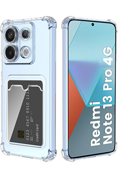 Fibaks حافظة لهاتف Xiaomi Redmi Note 13 Pro 4G، غطاء ممتص للصدمات مع حامل بطا...