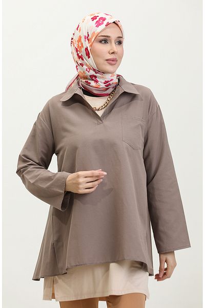 sefamerve 2007-05 Μοντέλο Mink Oversize Tunic