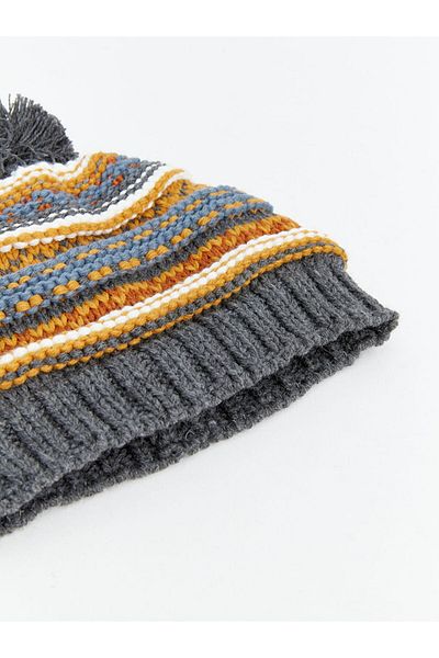 LC Waikiki Baby Girl Beret with Pompom Detail
