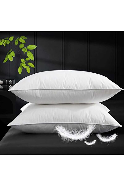 CESSTORE غطاء وسادة من ريش الإوز، وسادة داخلية 2 قطعة