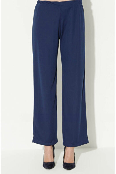 sefamerve Indigo Necklace Tunic and Trousers Set - 0583-01