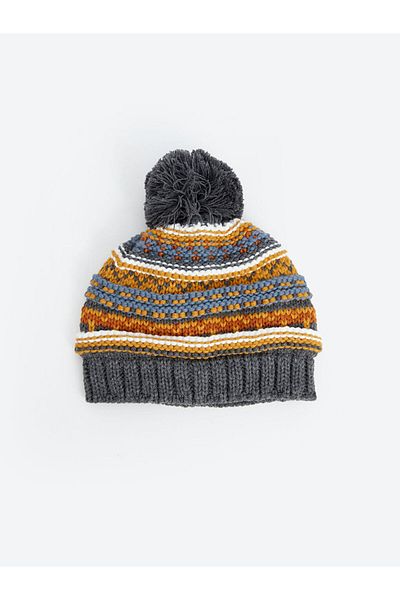 LC Waikiki Baby Girl Beret with Pompom Detail