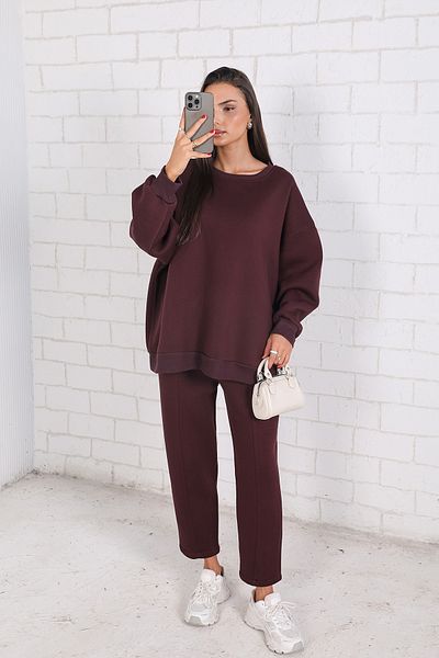 Melike Tatar Claret Red Basic Three Thread Set 3-2222