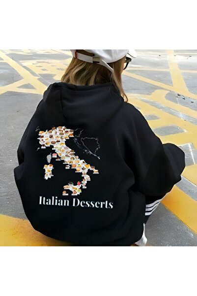 MAYDAY CULTURE Hanorac negru cu hartă - ușor, cu glugă, trei fire /Produs de ...