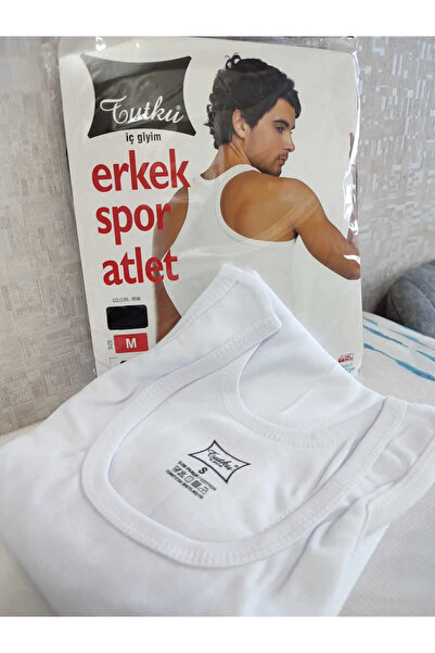 BEYAZTOPTAN Білий TTK Чоловічий спортивний атлет - 1 шт. в упаковці