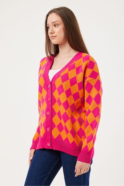 POODLE Cardigan țesut cu nasturi pentru damă