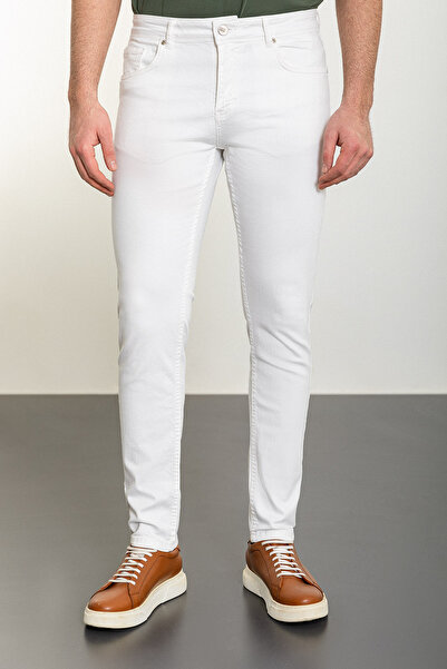 Mcr Прямі джинси Super Slim Fit для чоловіків, колір кістковий - 33006.24Y