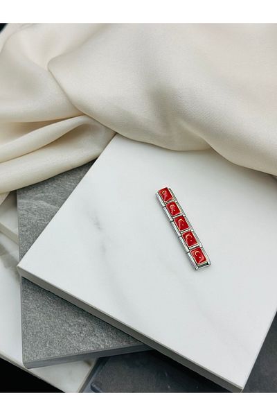 Çelik Lumiera Turkish Flag Detailed Italian Charm Steel
