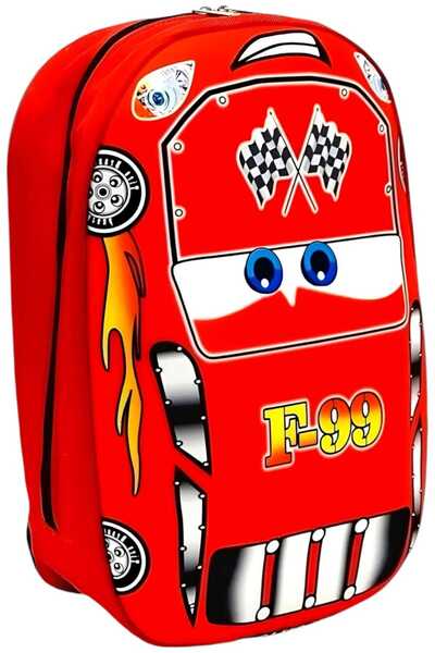 Uniquerrs F99 Гоночний автомобіль - Eva з принтом, набір з 2-колісного рюкзака та шкільного рюкзака
