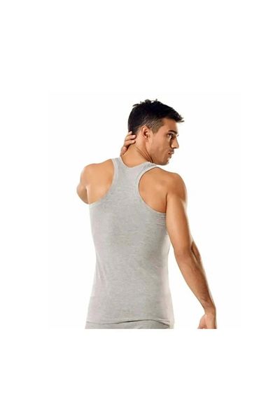 BEYAZTOPTAN Gray Men's Sports Tank Top - Ttk 1-Piece