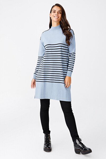 ON Туннік з високим коміром і смугастим візерунком