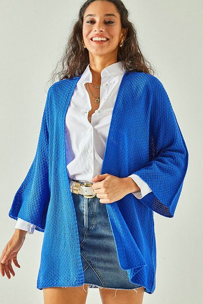 LOS FECHKA Cardigan de sezon, cu decolteu în V, cu mâneci largi, tricotaje de sezon