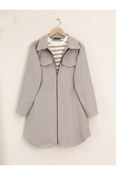 Modamorfo Nádoba na zip s bočními kapsami - světlá norka