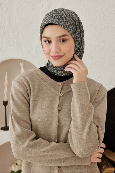 Modakaşmir Circular Mk Cotton Scarf