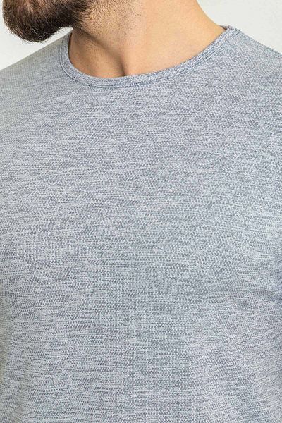 Mcr Patterned Slim Fit Crew Neck Men's T-Shirt Navy Blue - 36783.23Y