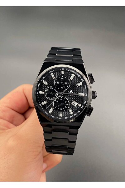 Daniel Klein Erkek Kol Saati Çelik kordon 3 ATM Su Geçirmez Siyah Renk TÜM FO...