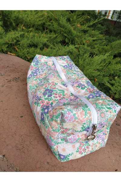 fanem %100 El Yapımı Saç Şekillendirici Çantası, Seyehat Çantası XL boy Organ...