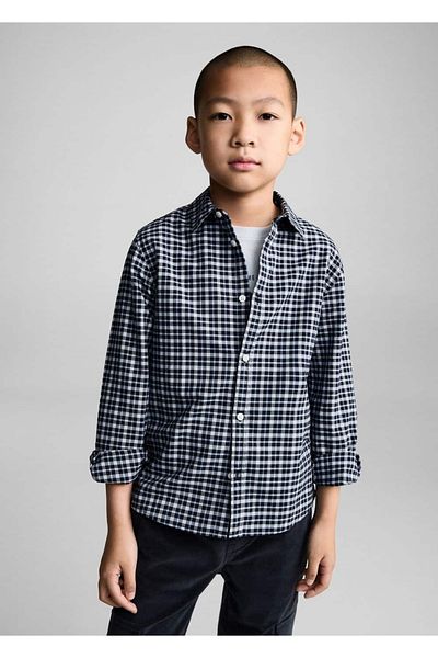MANGO Kids Mini cămașă în carouri