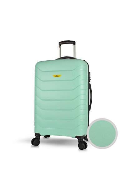 My Valice Solid PP Polipropilen Kırılmaz Orta Boy Mint Yeşili Valiz