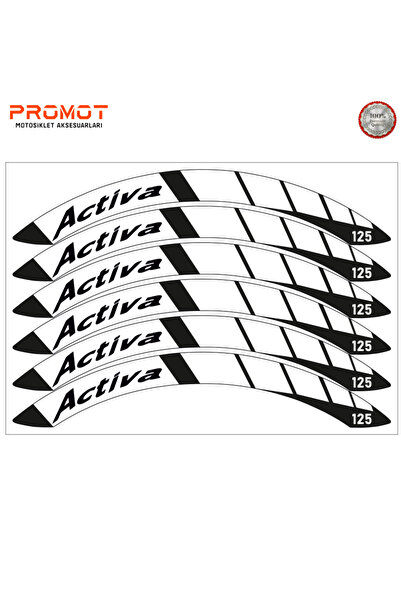 MOTOSEPETİM Motorsiklet HONDA ACTİVA UYUMLU JANT ŞERİDİ 1