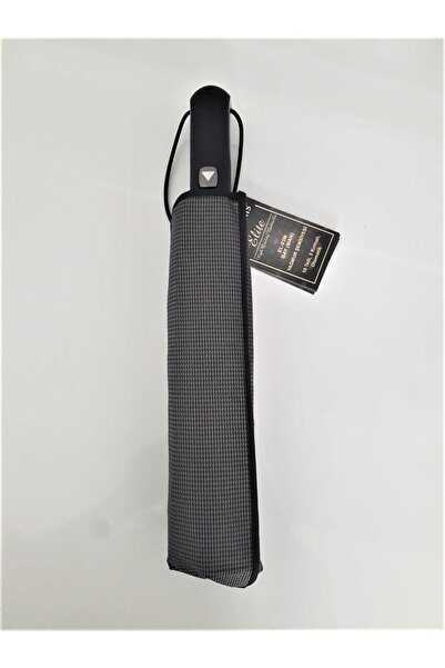 Rubenis Elite Otomatik 10 Telli 3 Kırmalı Siyah Bay Şemsiye M1