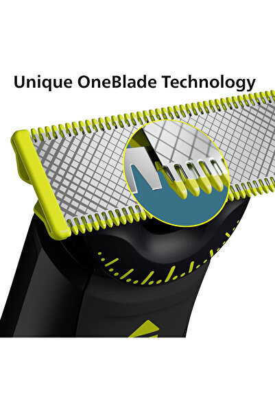 Philips Oneblade Pro QP6541/15 Sakal Düzeltici, Islak ve Kuru, Siyah