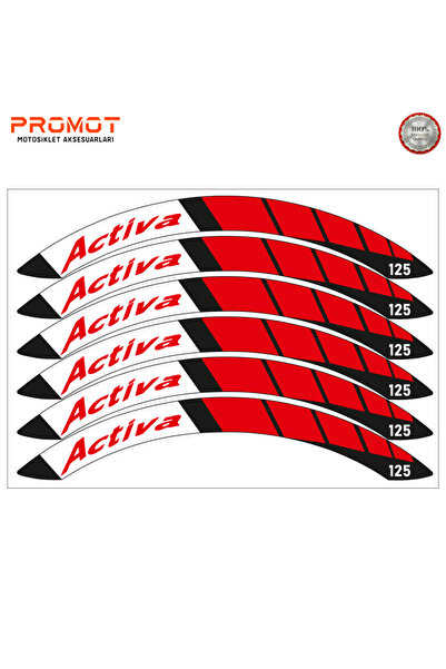 MOTOSEPETİM Motorsiklet HONDA ACTİVA UYUMLU JANT ŞERİDİ 3