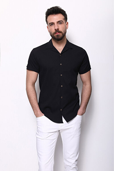 Mcr Cămașă pentru bărbați, cu mânecă scurtă, cu mânecă subțire, cu mânecă sub...