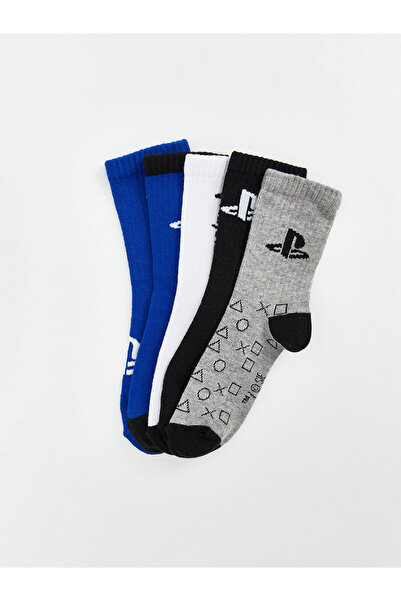 LC Waikiki Lcwk Playstation Gemusterte Boy's Booties Socken 5 Stück