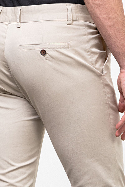 Mcr Ίσιο Super Slim Fit Ανδρικό Παντελόνι Stone - 38158.23Y