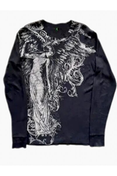 Köstebek Hanorac Angel Affliction Cyber Grunge