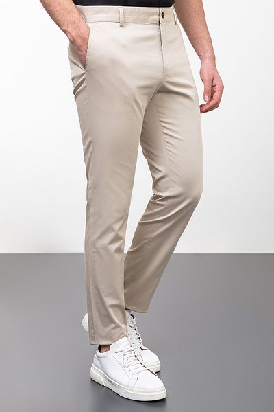 Mcr Straight Super Slim Fit Men's Trousers Stone - 38158.23Y