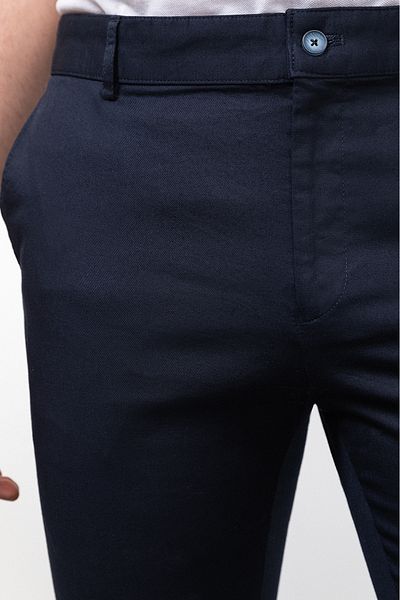 Mcr Straight Super Slim Fit Men's Trousers Navy Blue - 38168.23Y