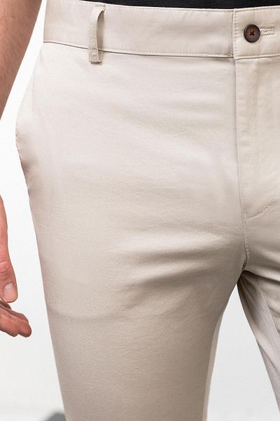 Mcr Straight Super Slim Fit Men's Trousers Stone - 38158.23Y
