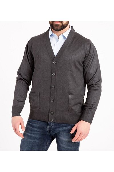 YHE STORE Men's Seasonal Knitwear Dad Cardigan