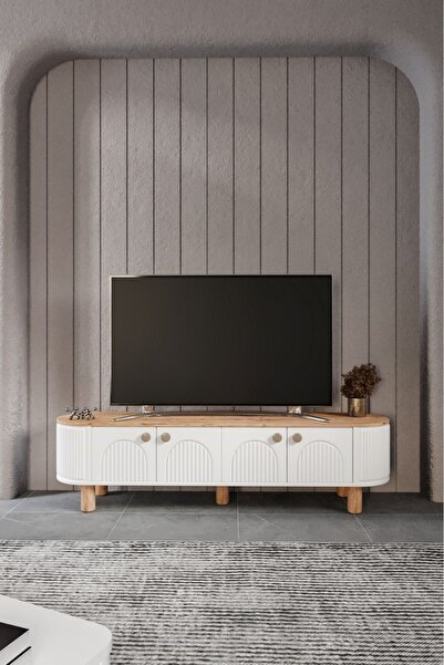 Genel Markalar Vns Modüler Mebran Kapak. Duru  Tv Sehpas180 Cm Perast Oval Tv...